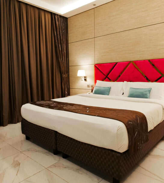 sarakawa chambre deluxe lit angle